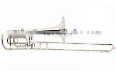 Gold lacquer Bb key tenor trombone entry model