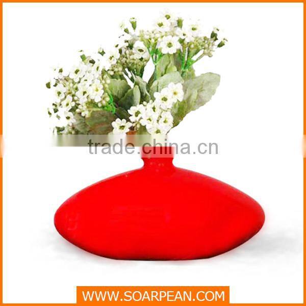 New Products Fiberglass Restaurant Table Flower Vase