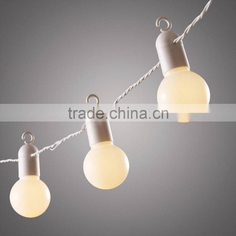 20 Warm White Indoor Outdoor Use hanging LED Festoon Party Lights