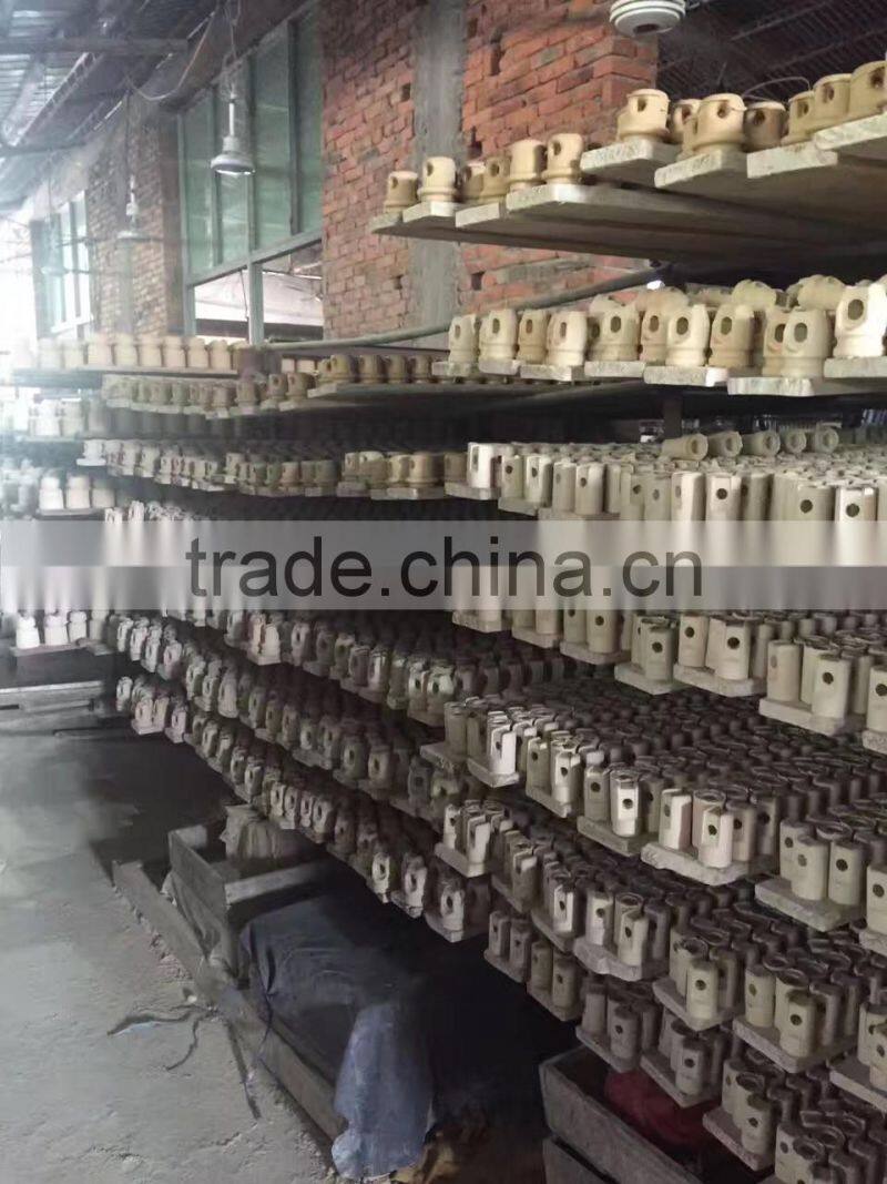 low price inventory porcelain electric fence shackle insulator F-2