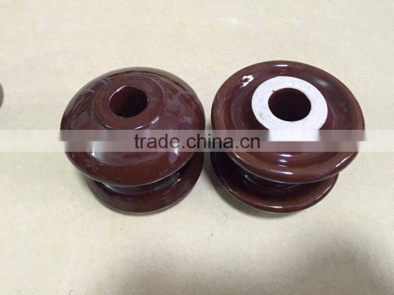 low voltage ED-2 glazed ceramic porcelain shackle insulator