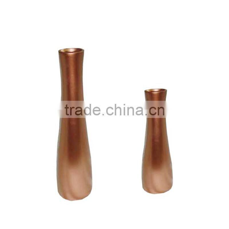 Ceramic garden pot with snowman