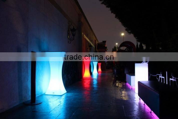 Plastic Rechargeable Led Bar Table,Lighting Coffee Table,led coffee bar table