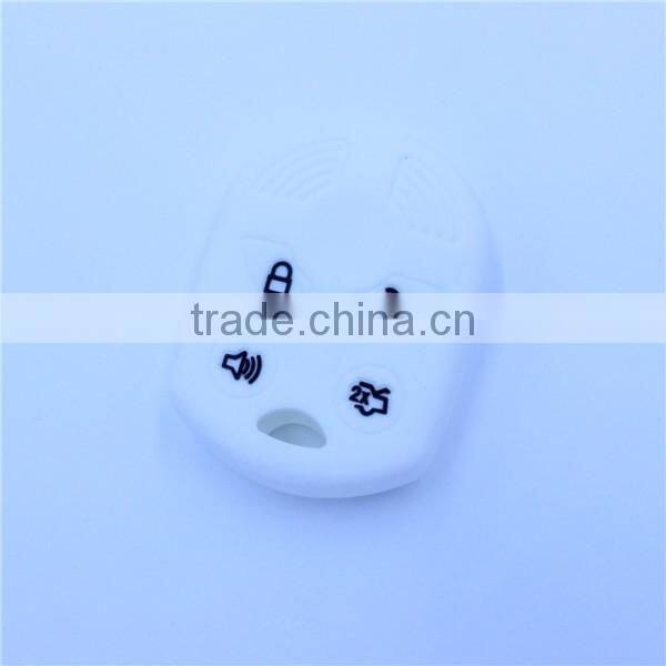 In Stock silicone car key cover shell for ford 4 buttons