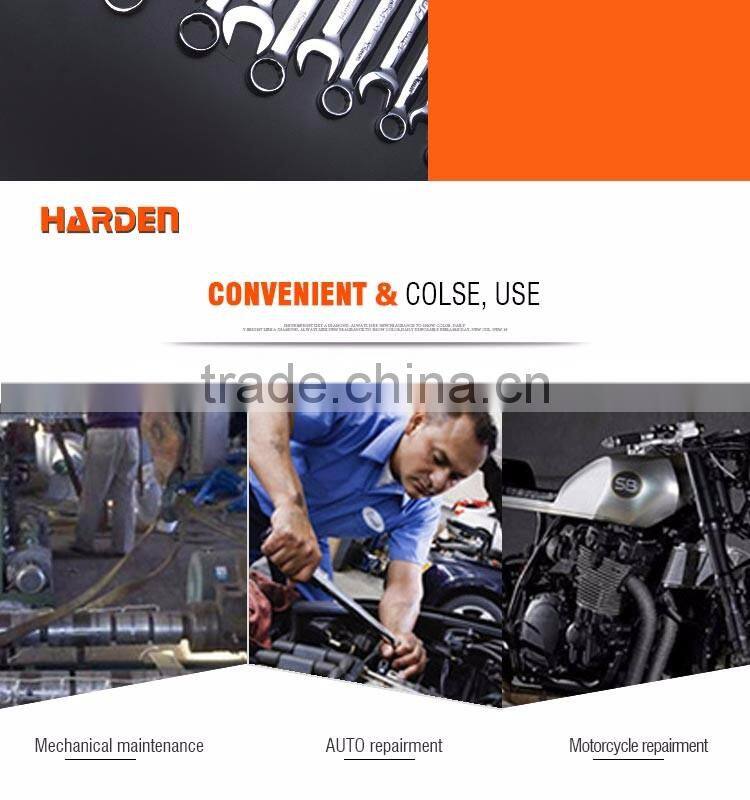 10 pcs double open wrench Chrome Vanadium handle tools spanner set