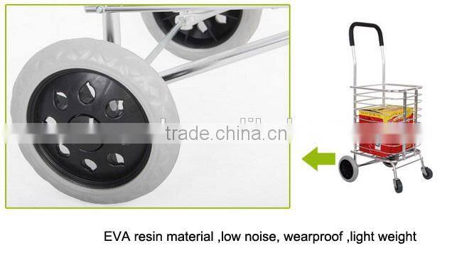 Hot sale stair climbing shopping trolley with 8 wheels