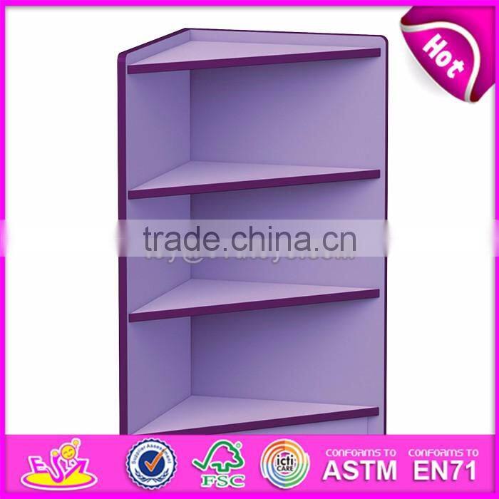 Wholesale cheap children furniture shelf wood hollow cabinets W08C191
