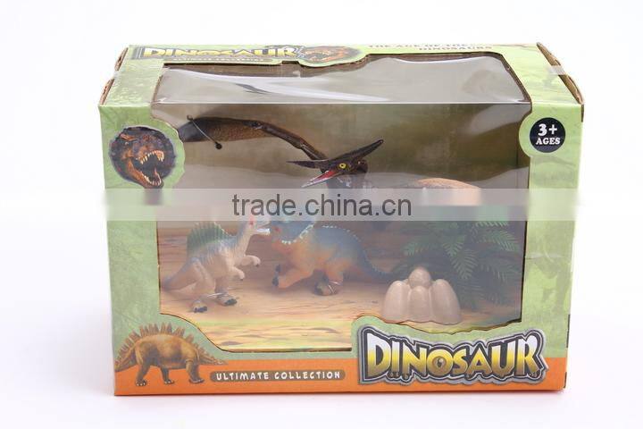 hot sell promotion animal set ABS life big dinosaur toy with HR4040