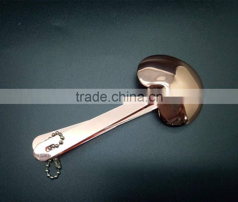 Stainless steel heart shape measuring spoon 1 tablespoon to 1/4 teaspoon -rose gold