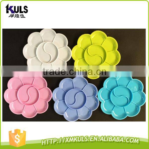 Painting quincunx plastic multi-function paint palette mix palette paint plastic