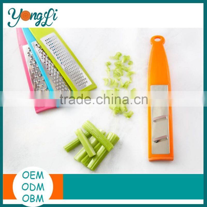 Professional Kitchen Grade Stainless Steel Cheese and Vegetable Grater Tool