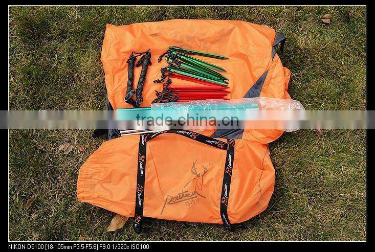 Specific nylon double layer 1-2persons camping tent