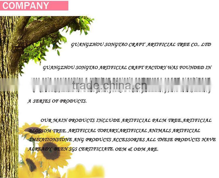 guangzhou Wedding Decoration Pink Artificial Silk Cherry blossom Tree for sale