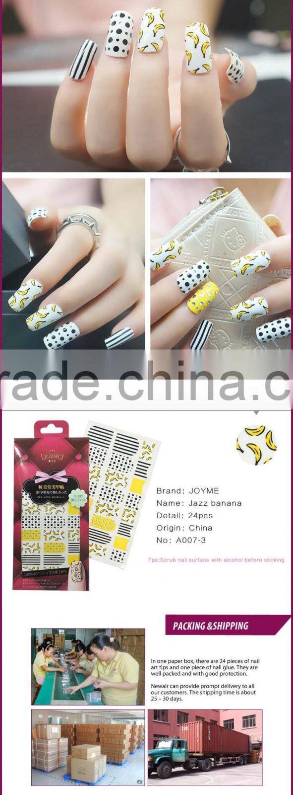 New Air Custom Nail Sticker Wraps Korea Hot Sale Nail Decals Sticker
