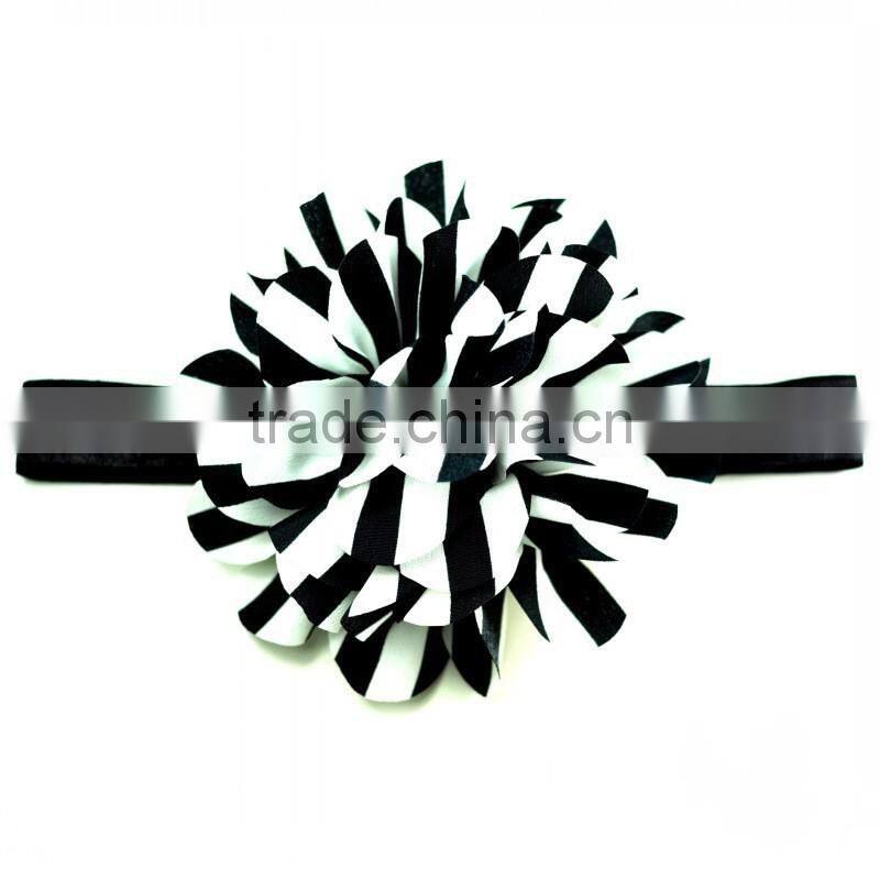 handmade fabric flower headband for kids hair accessories