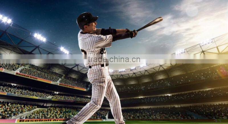 Hongen apparel 2015/2016 Fashion Button Down Sublimated Custom Baseball Jersey Wholesale sublimation baseball singlet