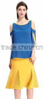 Domin fashion guangzhou factory latest skirt design pictures