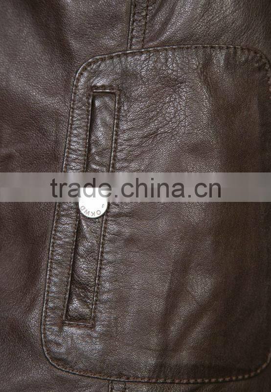 ALIKE pu leather jacket women
