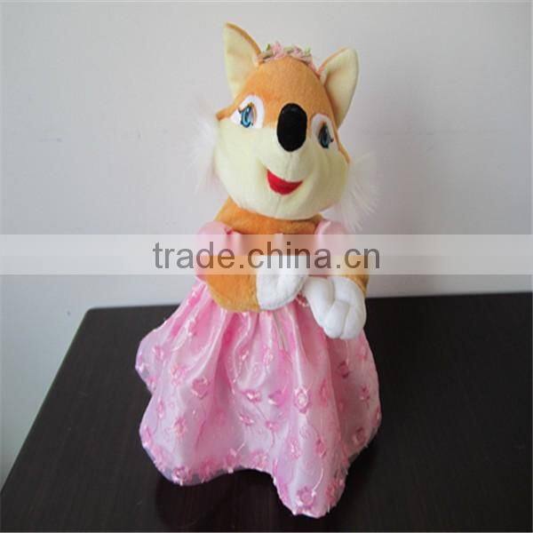 Stuffed castor toys plush beaver recordable sound module for plush toy