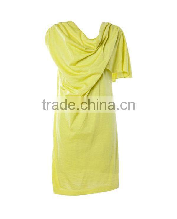 new arrival best quality fashion single shoulder dress for small quantity clothing