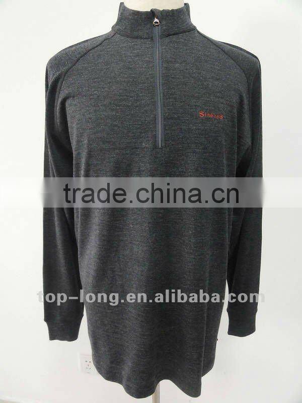 100% merino(70s) charcoal long johns men thermal underwear