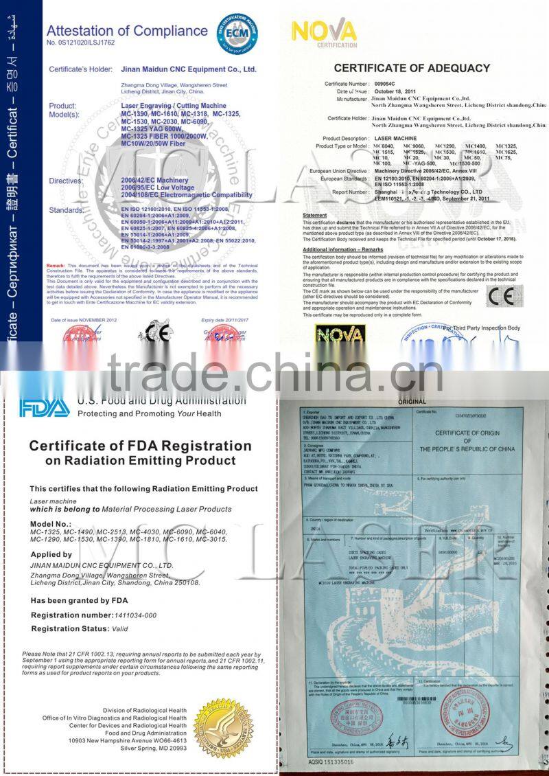 Mini greeting card small acrylic laser cutting machine MC9060