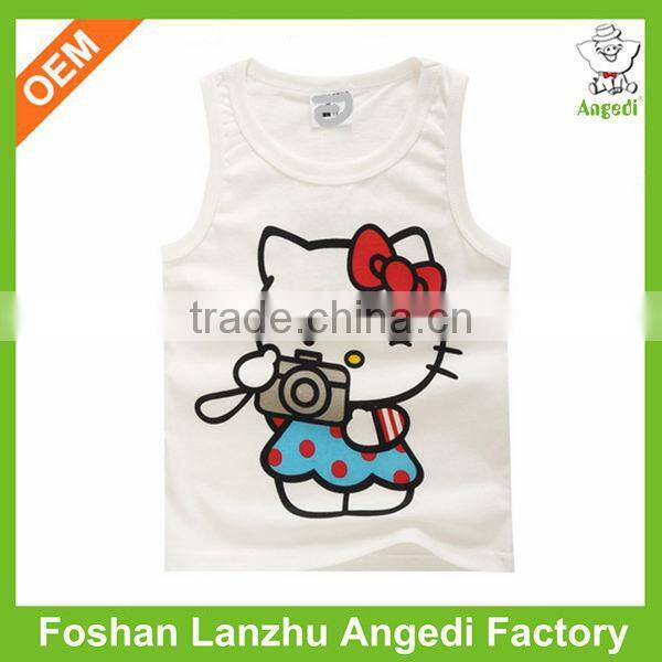Top quality wholesale kids cotton vest for baby