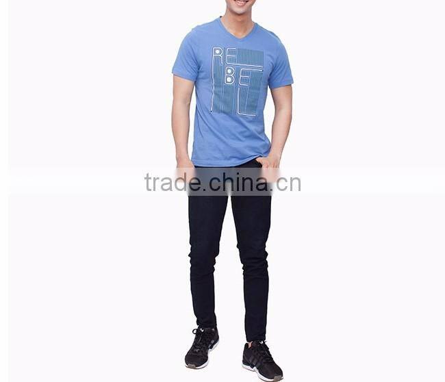 new design of men t shirt, short sleeve, custom t-shirt printing