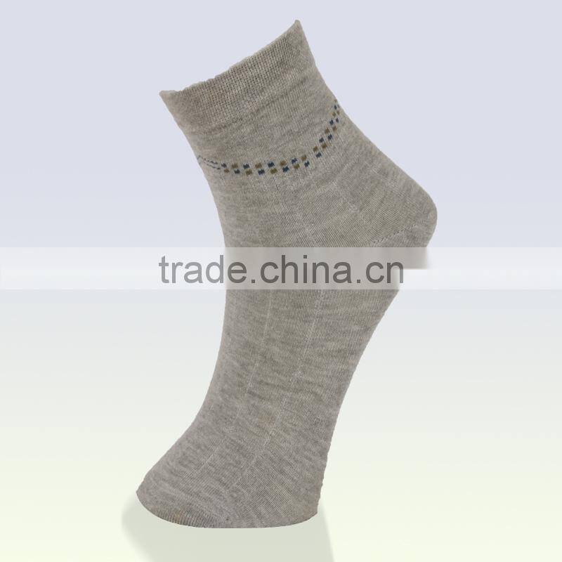 men solid color business cotton sock