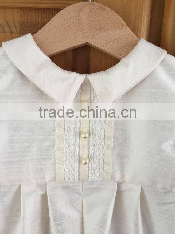 Wholesale spanish baby clothes clothing of plain white baby rompers for boys