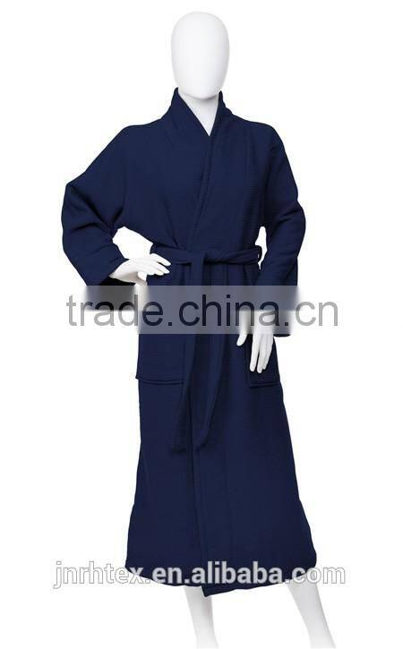 100% Premium Cotton Quick Dry Unisex Waffle Weave Bath Robe