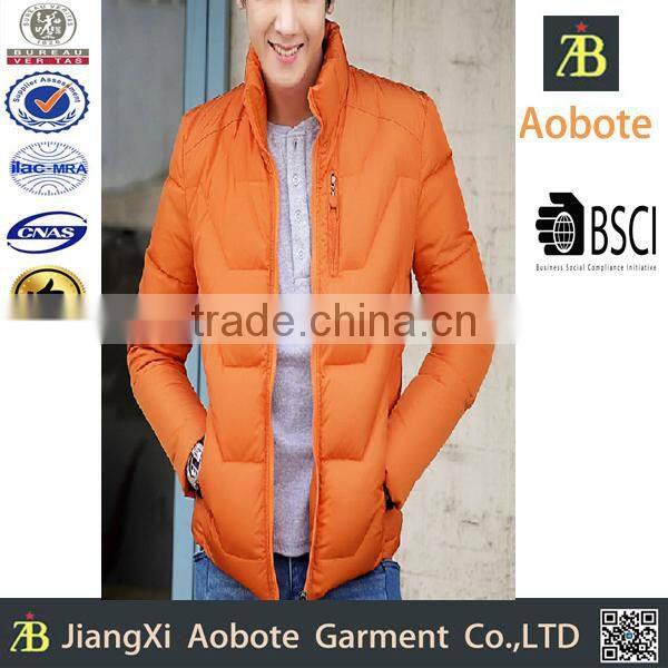 Fashion 2015 Portable OEM Man's Jacket For The Winter