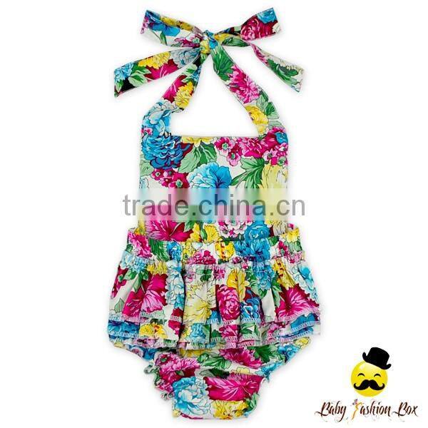 HYB178 Yihong Printed Pokla Dots Baby Cotton Fancy Romper Cotton Punjabi Suits Girls