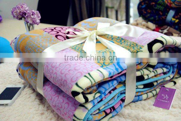 100% coral fleece blanket