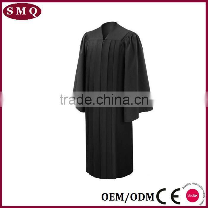 Hot sale black Imperial Juristic Judge Robe
