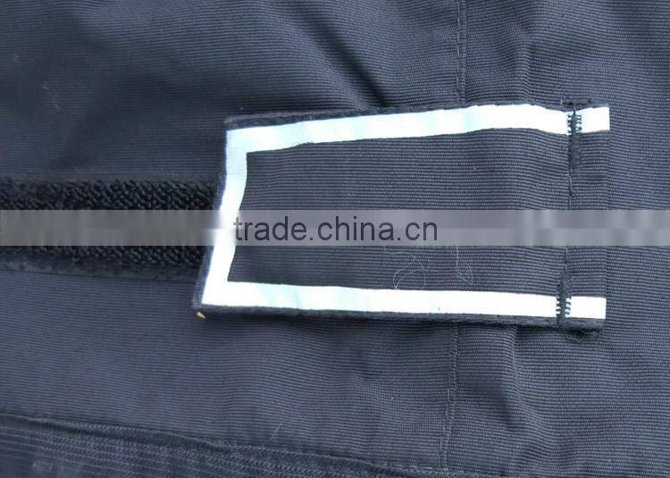 Black waterproof overall uniform life bib pants outdoor clothing