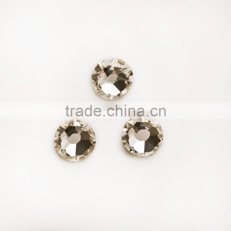 Great 16 cut facets crystal flatback rhinestones for sale loose glass stones for nail art and shoes