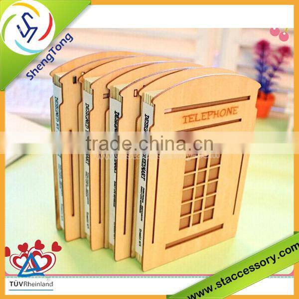 2015 Korean style wooden notebook wholesale /schoool /diary notebook customization