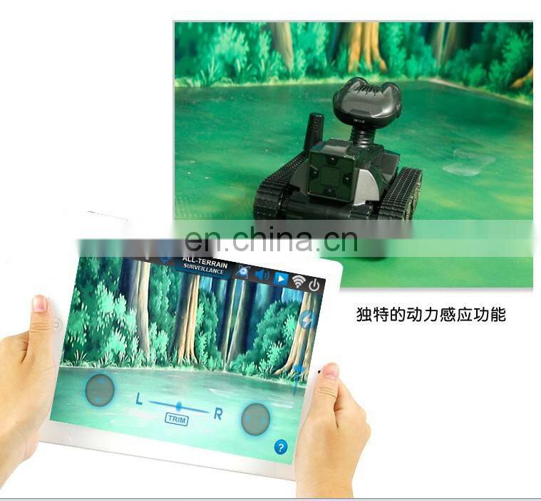 LT-728 New Arriving wifi control rc tank robot with camera i-SPY Tank (played with iPhone/iPad/ITouch/iPod/Android)