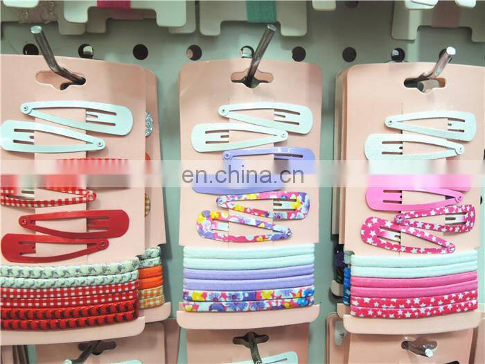 Hot Sale Printed elastic pony kids hair accessories set