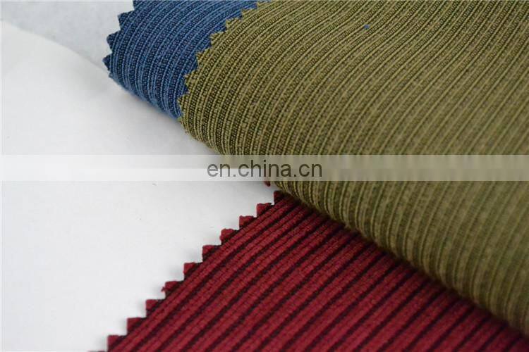 2016 factory price colorful nylon polyester wale corduroy fabric