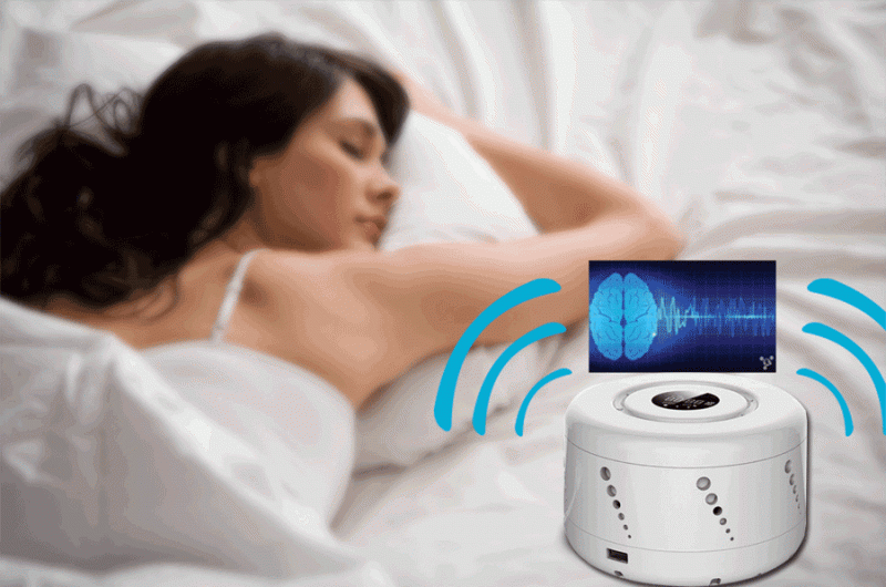 Portable mini white noise machine sleep sound machine for baby sleeping