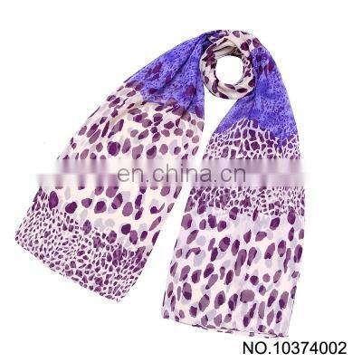 Forest leopard print chiffon long towel wholesale