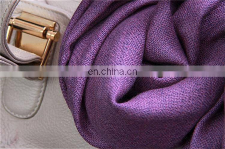2017 new design factory wholesale blanket scarf shawl autumn winter women solid color custom cashmere scarf pashmina shawls