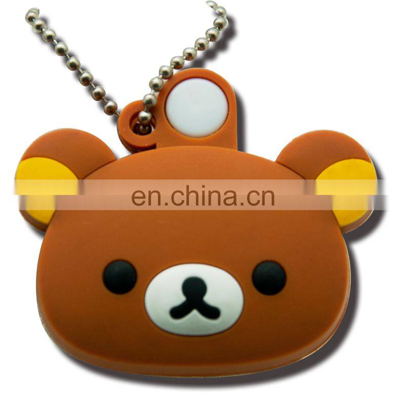 Custom soft pvc key case