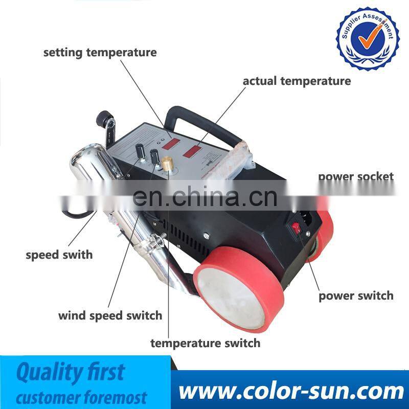 Hot sell intelligent Banner welder machine for PVC/ PE/ DHPE/ LDPE/ EVA