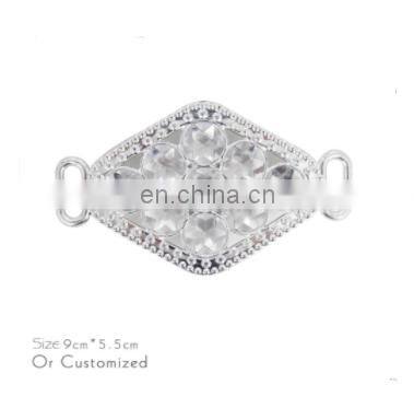 New Design Antique Brass Handbag Shoes Round Metal Slide Bar Buckles