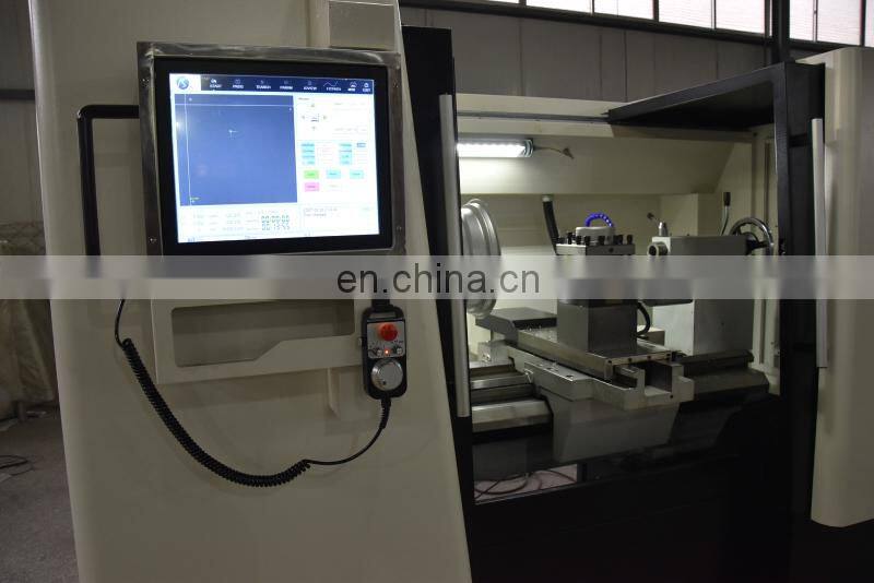 CK6180W Special designed software alloy wheel repair cnc lathe