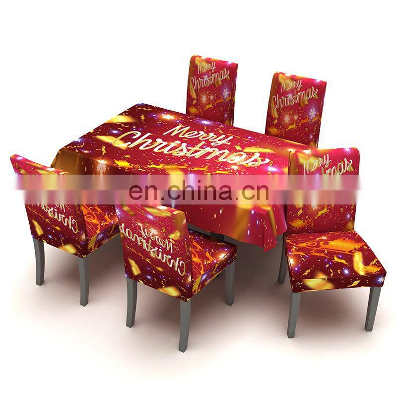 red room spandex chair covers Christmas home decoration wedding decoration universal chair cover