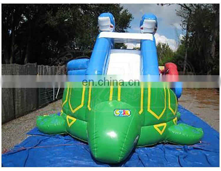 seashore turtle fish inflatable water slide